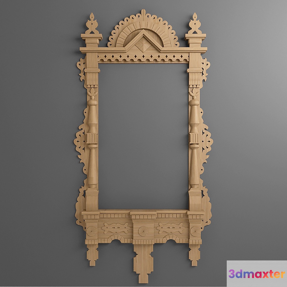 Carved frame 3D Max