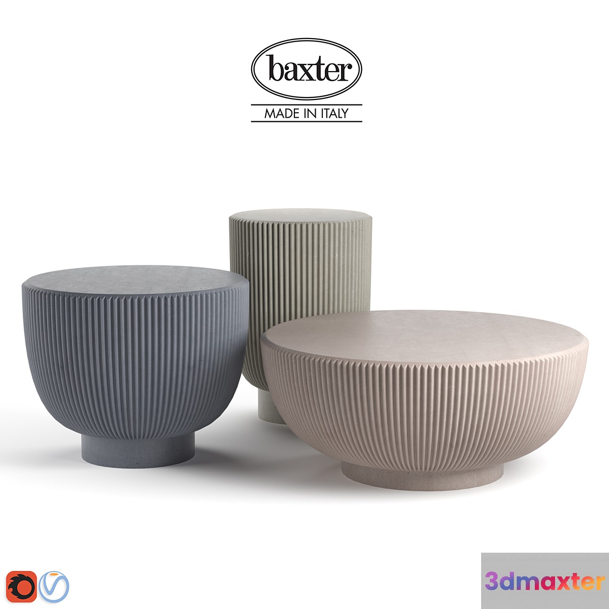 Baxter JUNO SMALL TABLE 3D Max