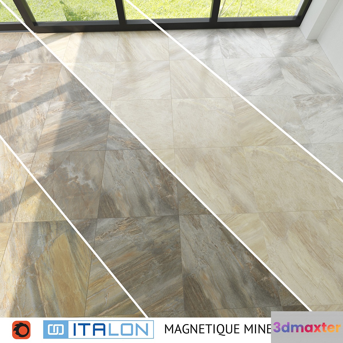 ITALON_MAGNETIQUE MINERAL 60x60