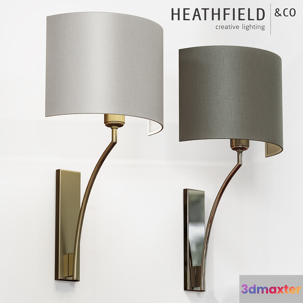 HEATHFIELD ELGAR WALL LIGHT 3D Max