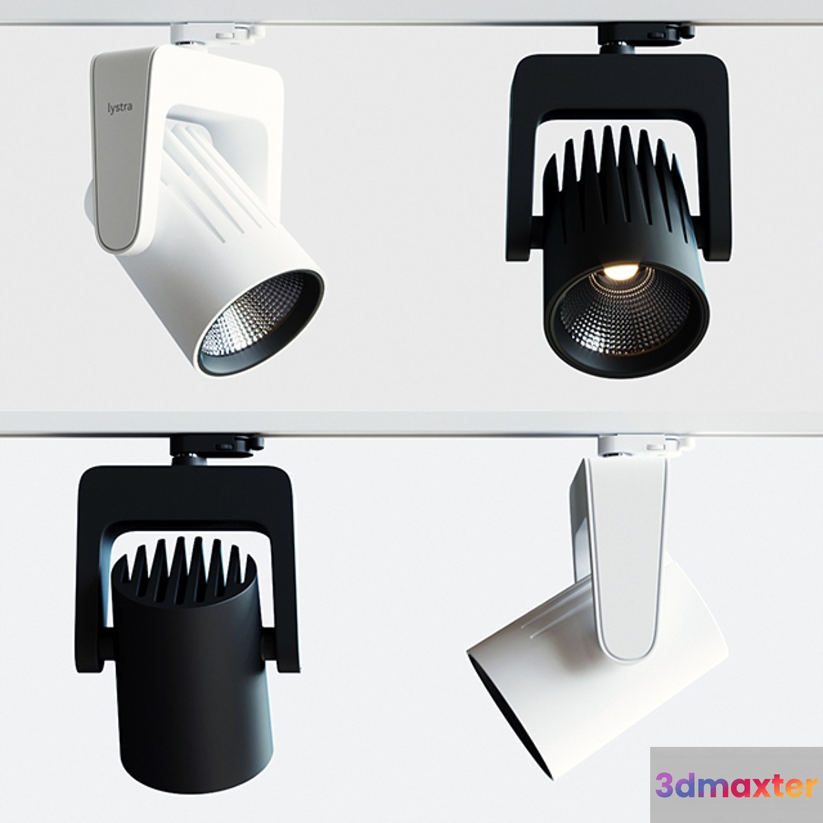 Lamp Lystra Vinci L (rigged) 3D Max
