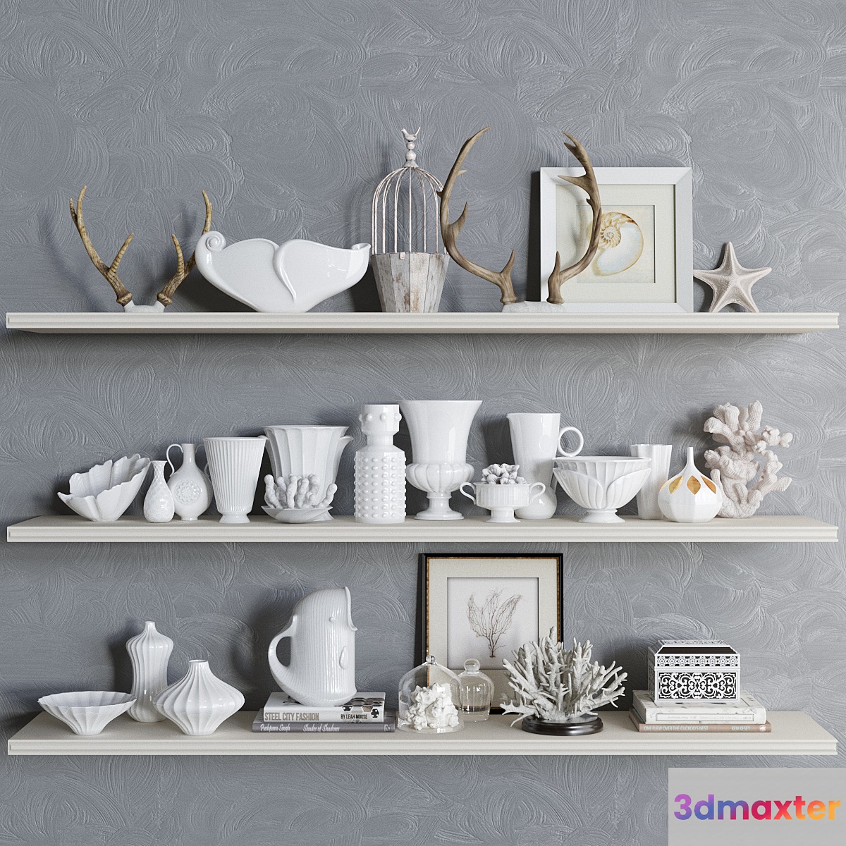 White decoration set - No.2