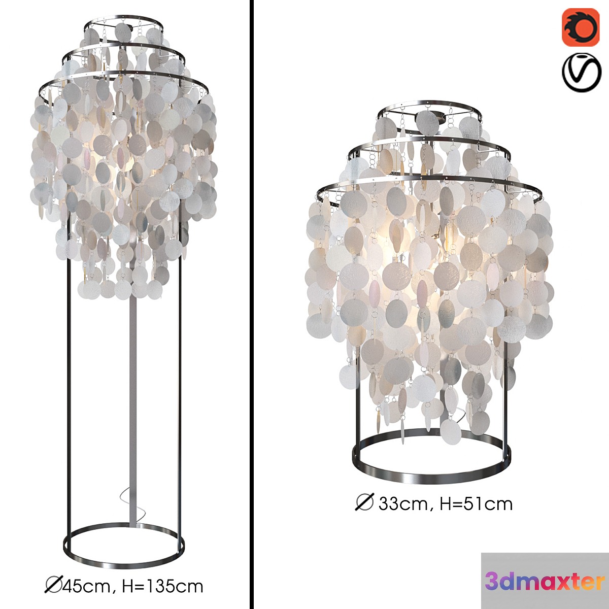 a floor lamp and table lamp Fun - No.2
