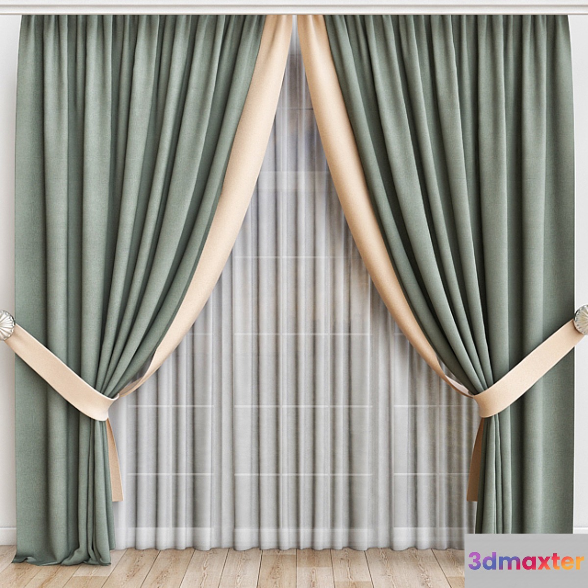 Curtains_15 3D Max