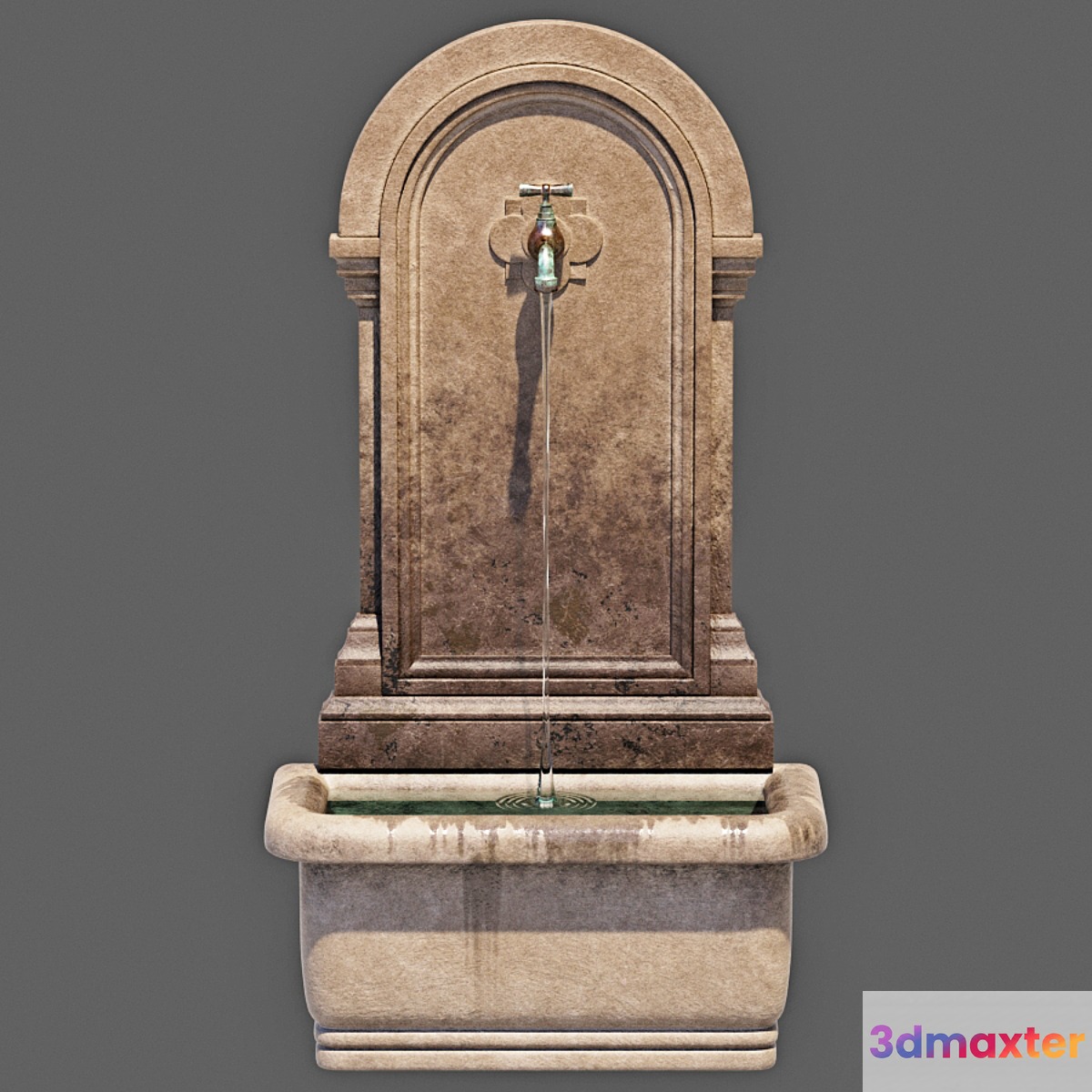 Wall Fountain 3D Max