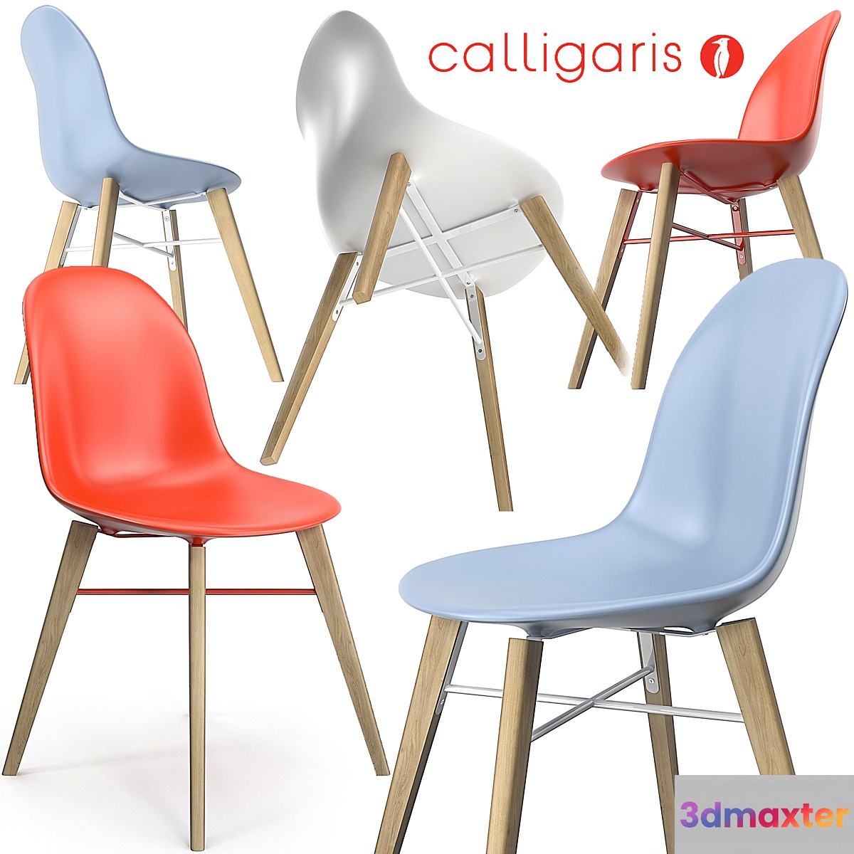 Academy MW chair 3D Max