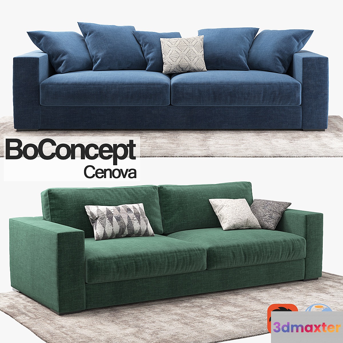 BoConcept Cenova GE52 (DE52) 3D Max