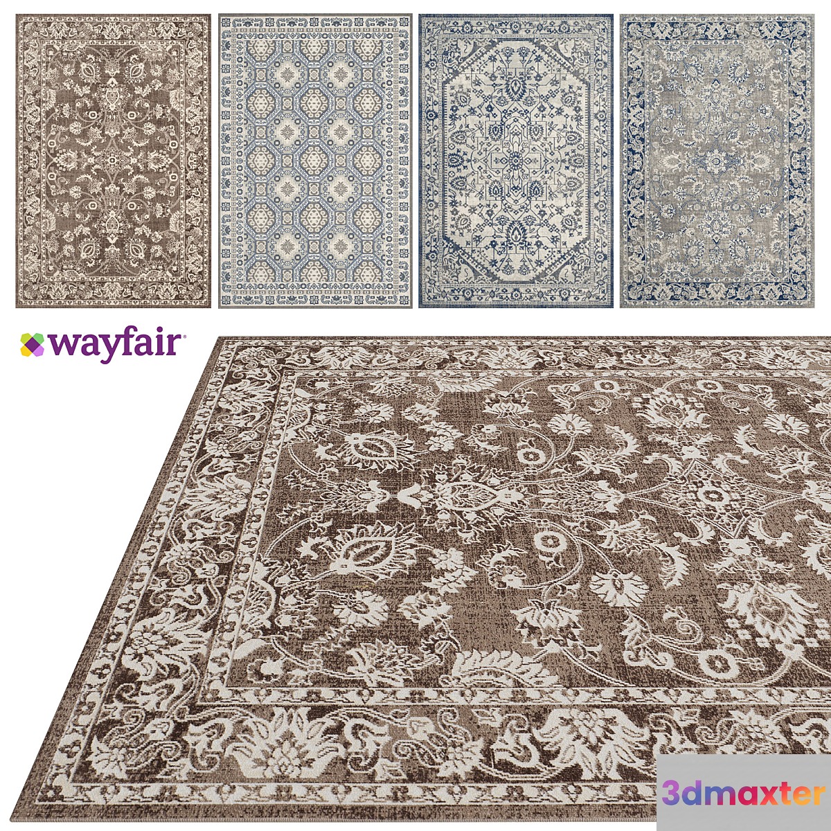 Rugs from Wayfair shop - No.2 3D Max