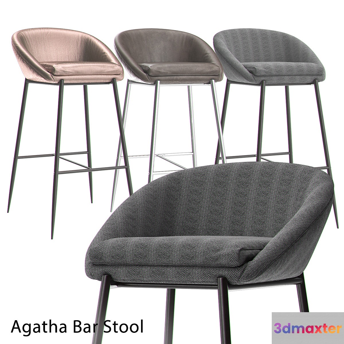 AGATHA Bar Stool - No.3