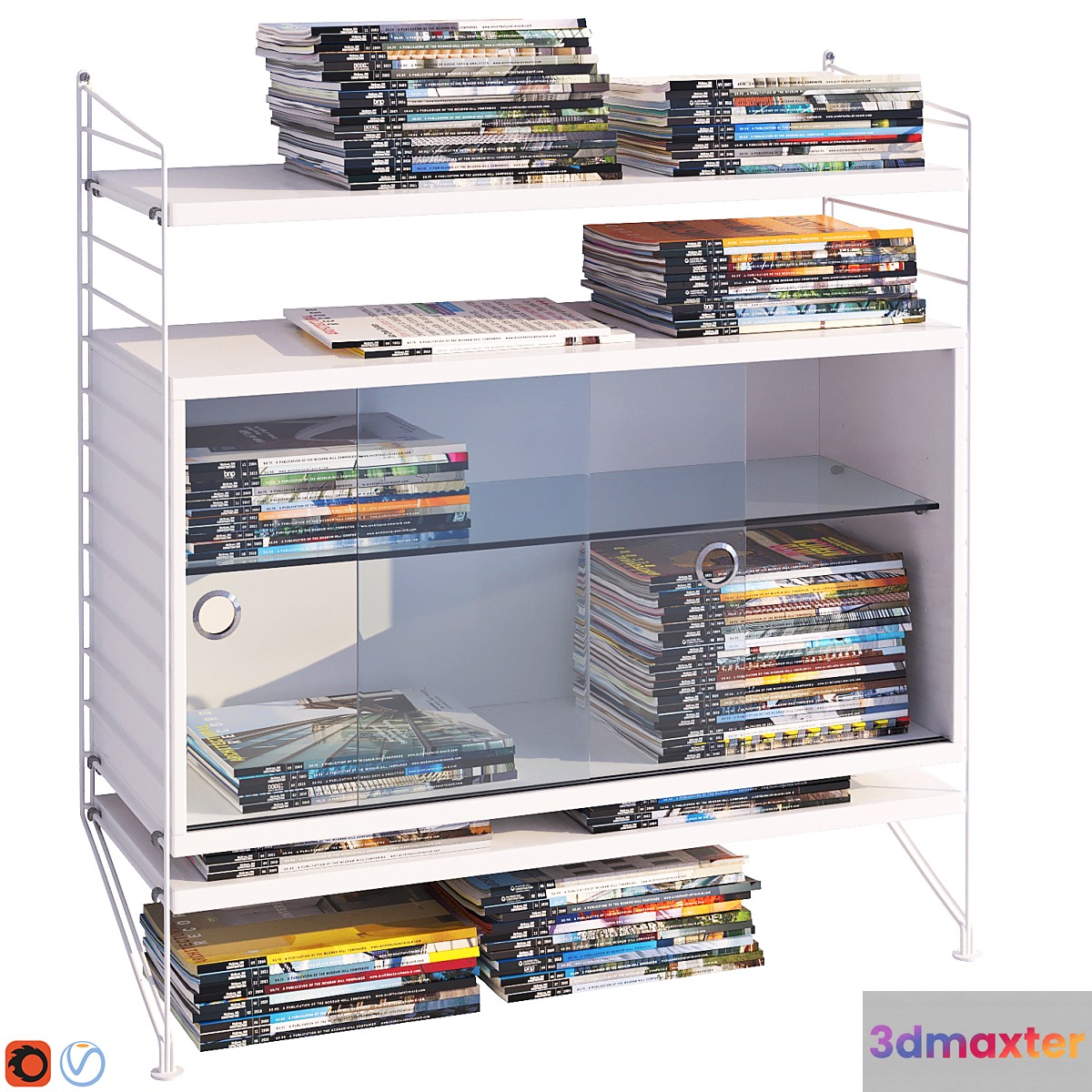 Storage System String System and magazines 113 pcs. 3D Max