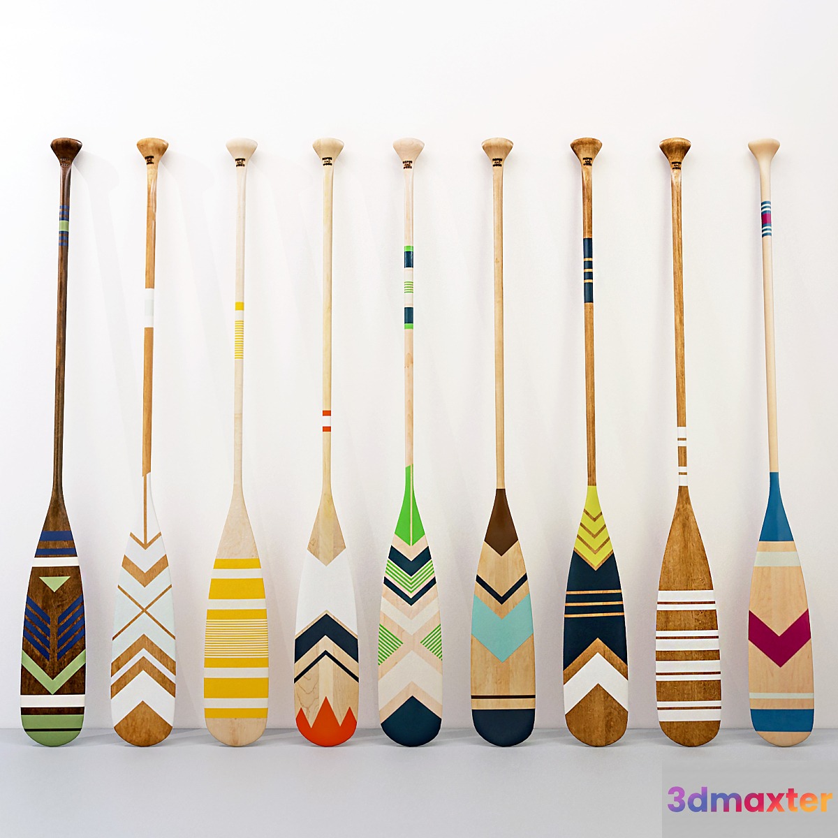 ICEBREAKER - ARCTIC. Paddles 27 pieces 3D Max