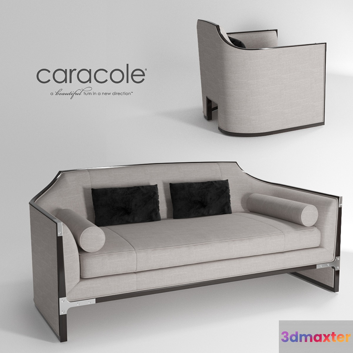 Sofa and armchair Caracole Simply Put
