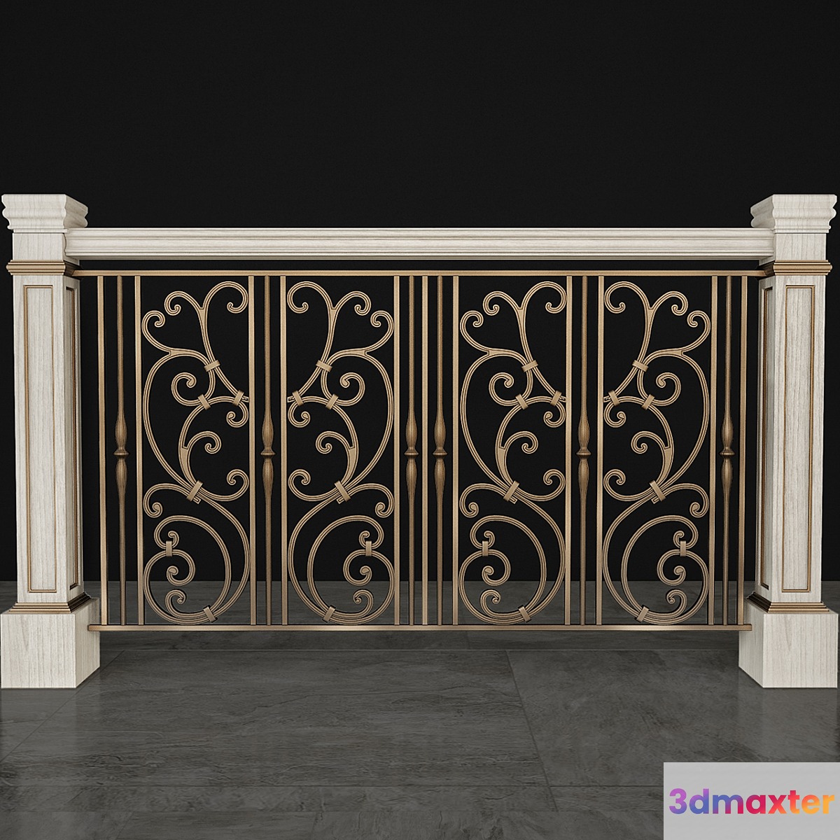 railing 3D Max