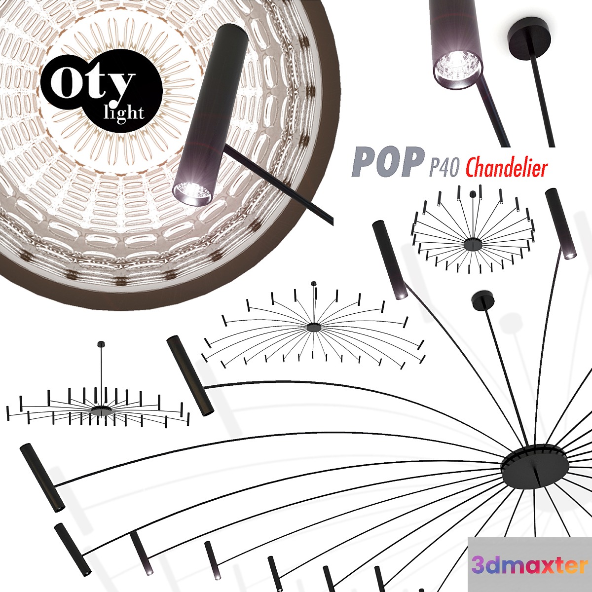Chandeliers Oty light 
