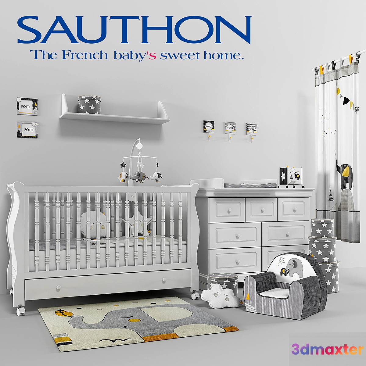 Baby room - SAUTHON Babyfan - SAUTHON Elodie Blanc - No.2