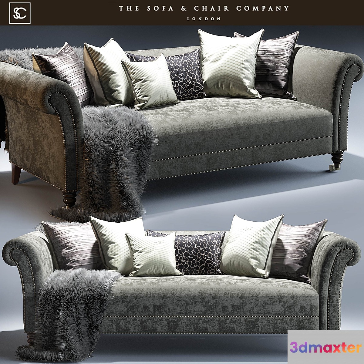 Hepworth sofa_The sofa and chair company 3D Max