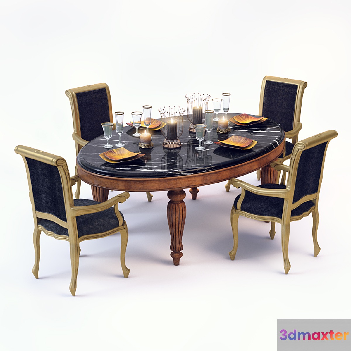 Giorgio Piotto Dining room 3D Max