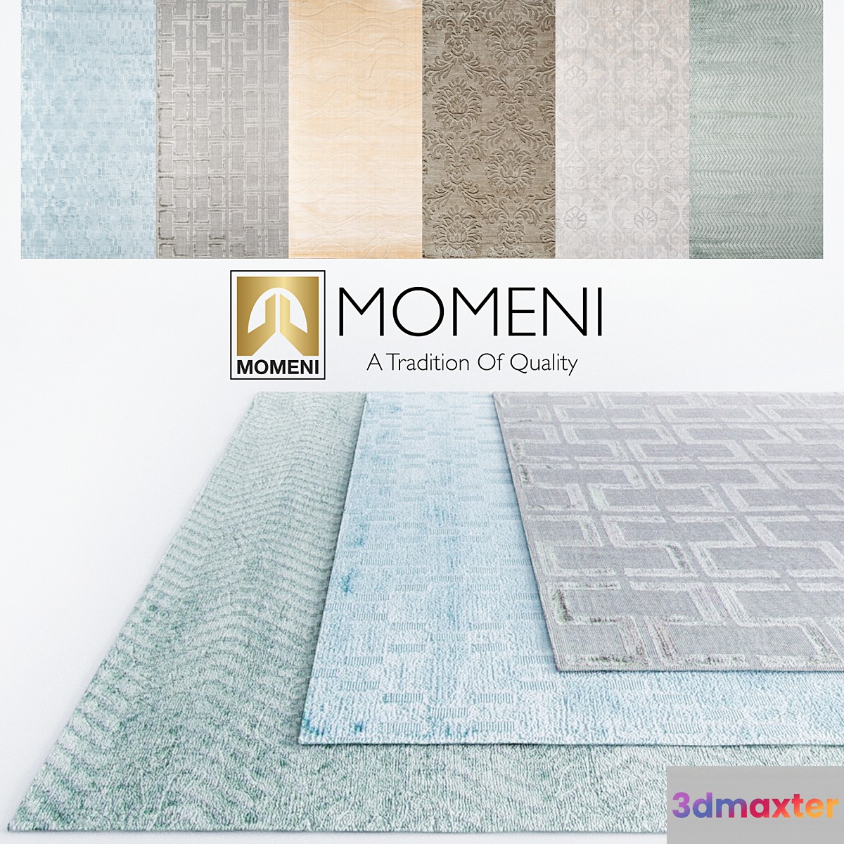 Momeni rug | Contemporary | Fresco 3D Max