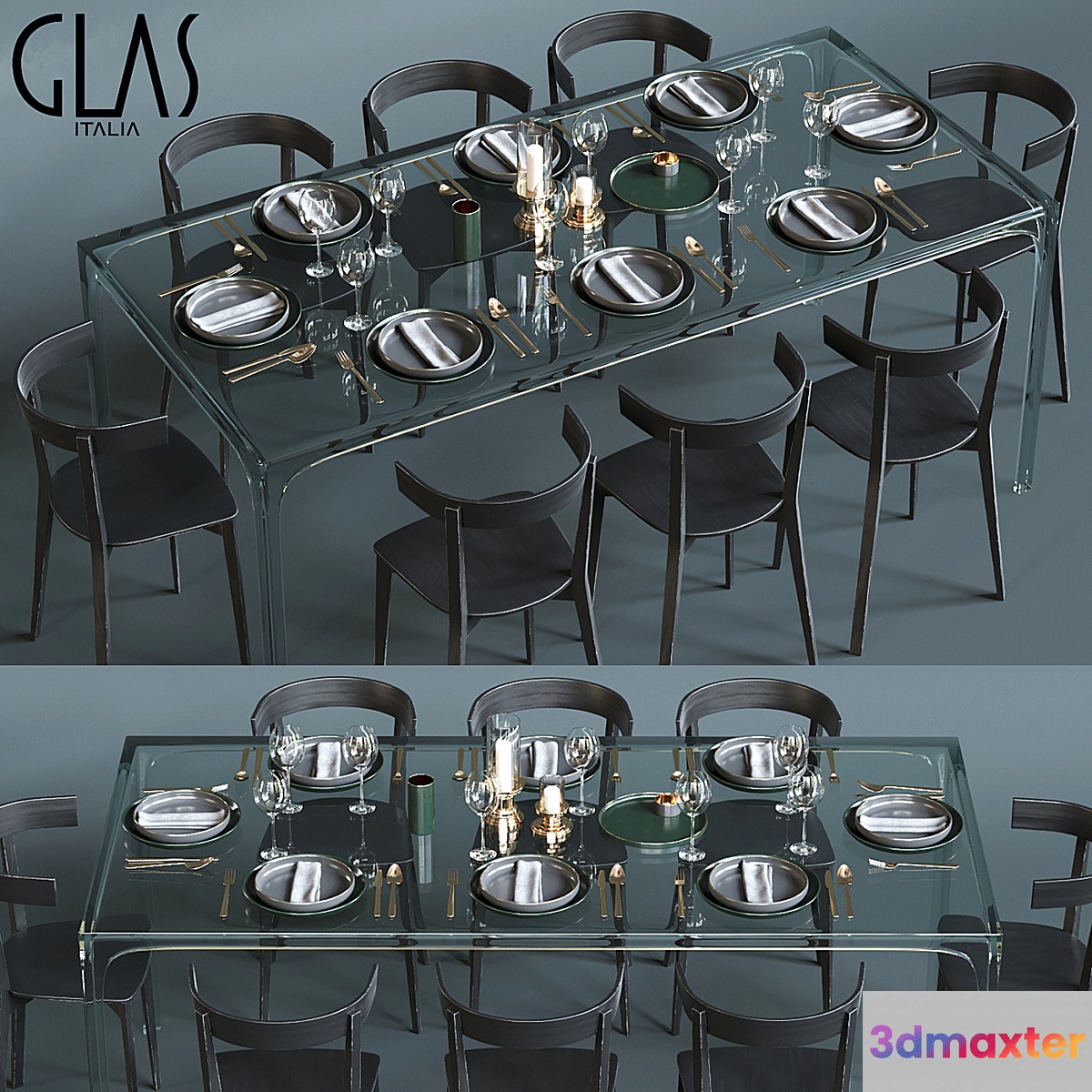 Glas Italia table set