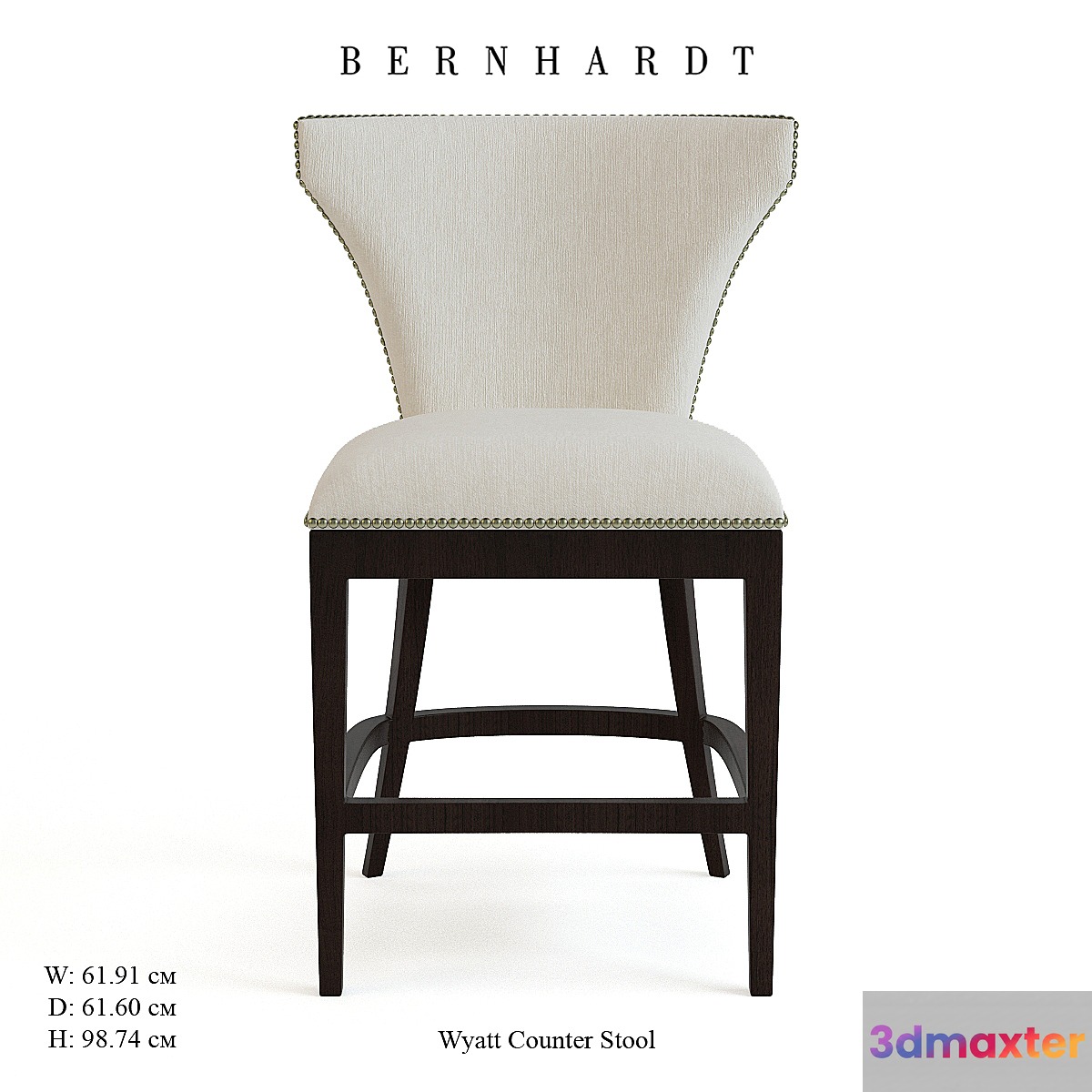 Bernhardt Furniture Wyatt Counter Stool 3D Max