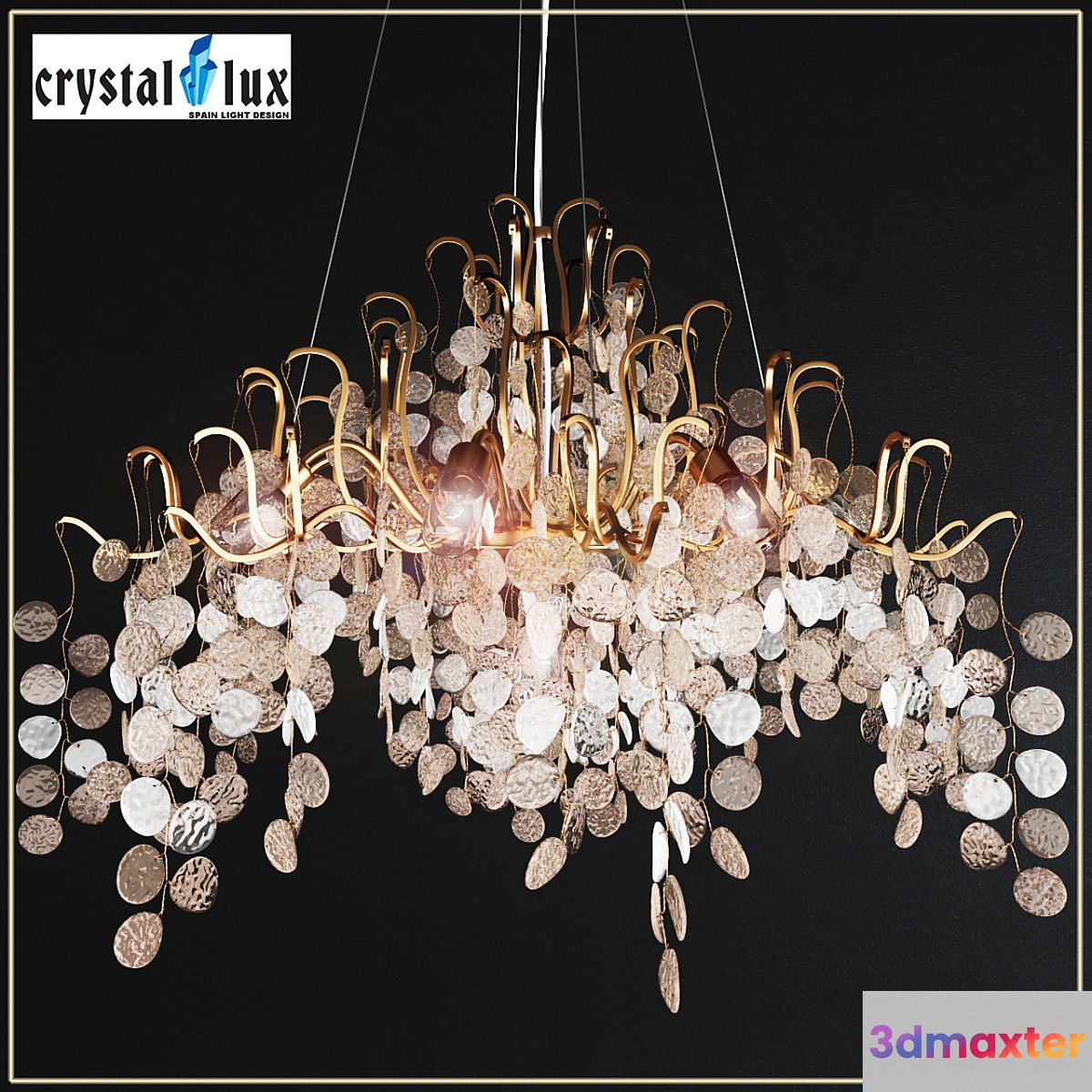 Chandelier Crystal Lux TENERIFE SP9 3D Max
