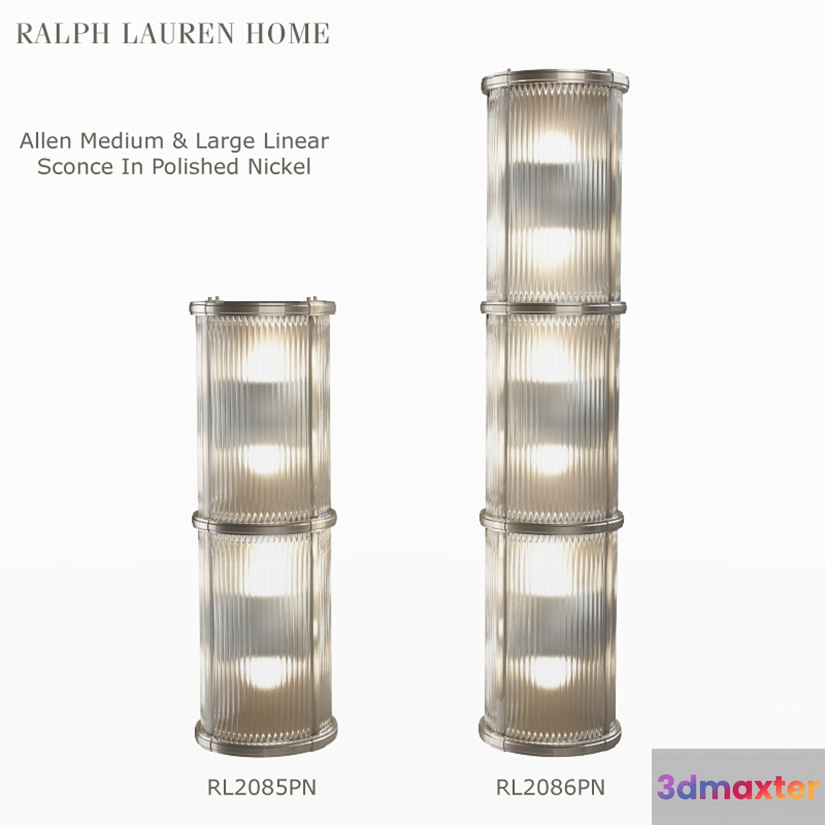 Ralph Lauren Allen RL2085PN and RL2086PN 3D Max