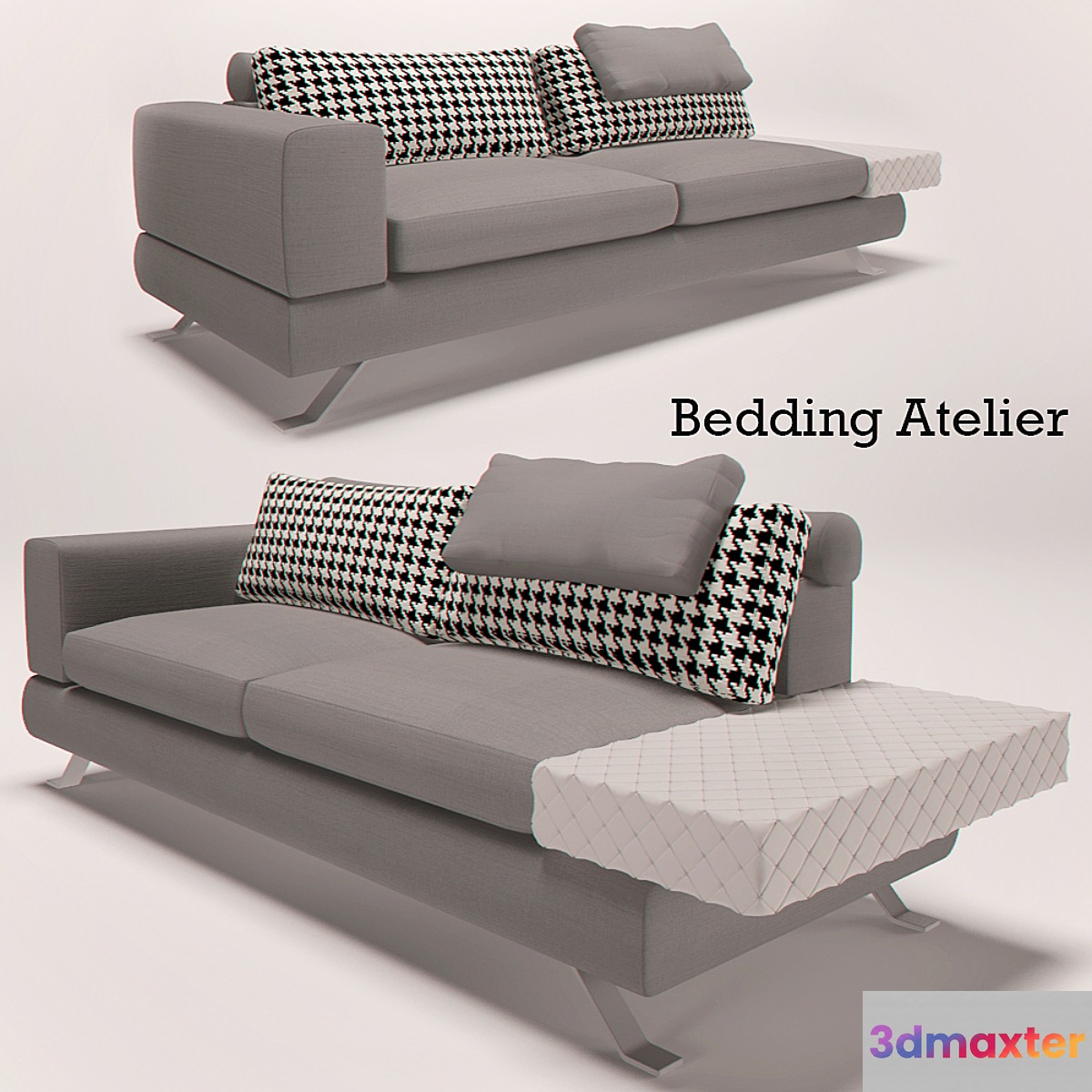 Modular sofa Bedding Atelier DayDream 3D Max