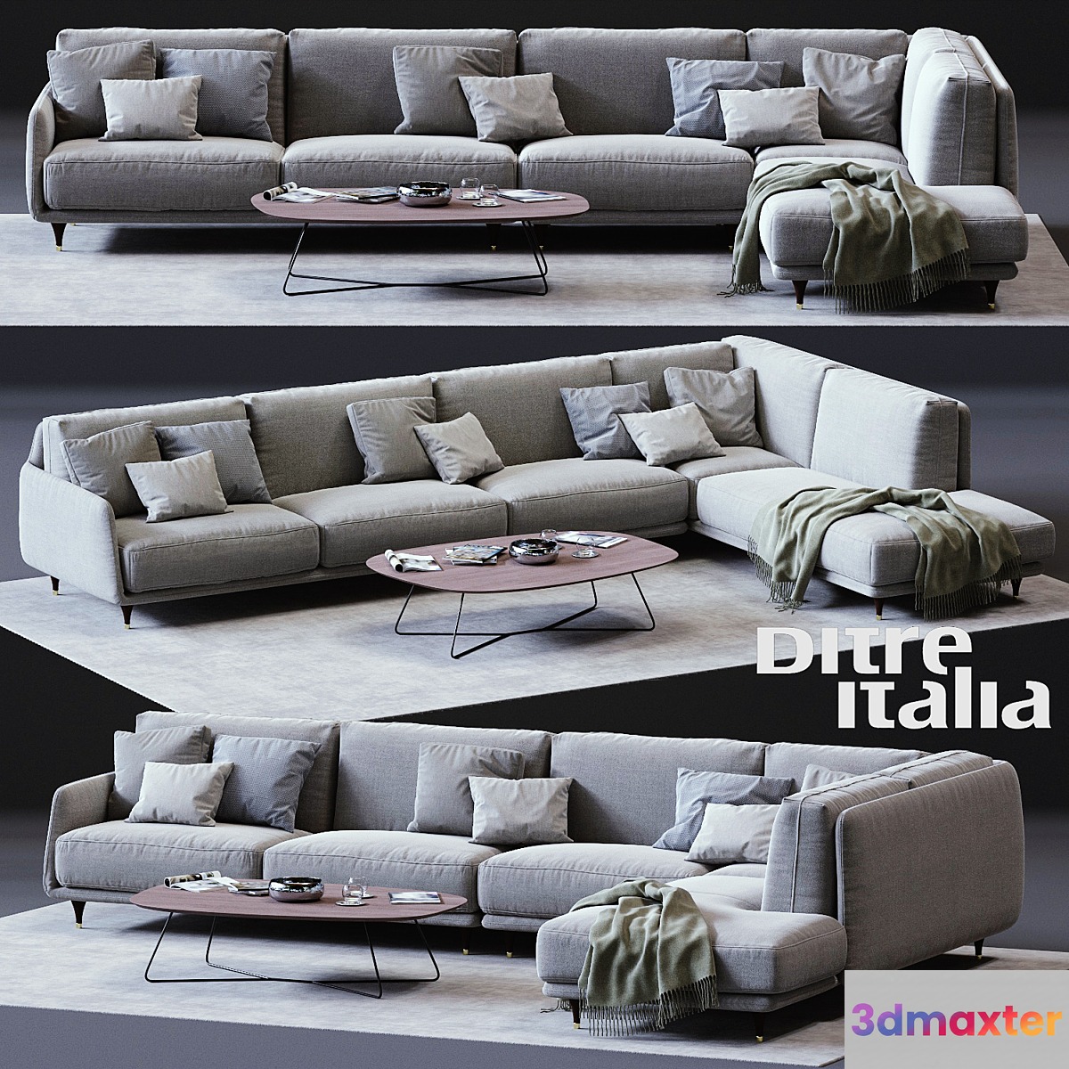 Ditre Italia ELLIOT Corner Sofa - No.2