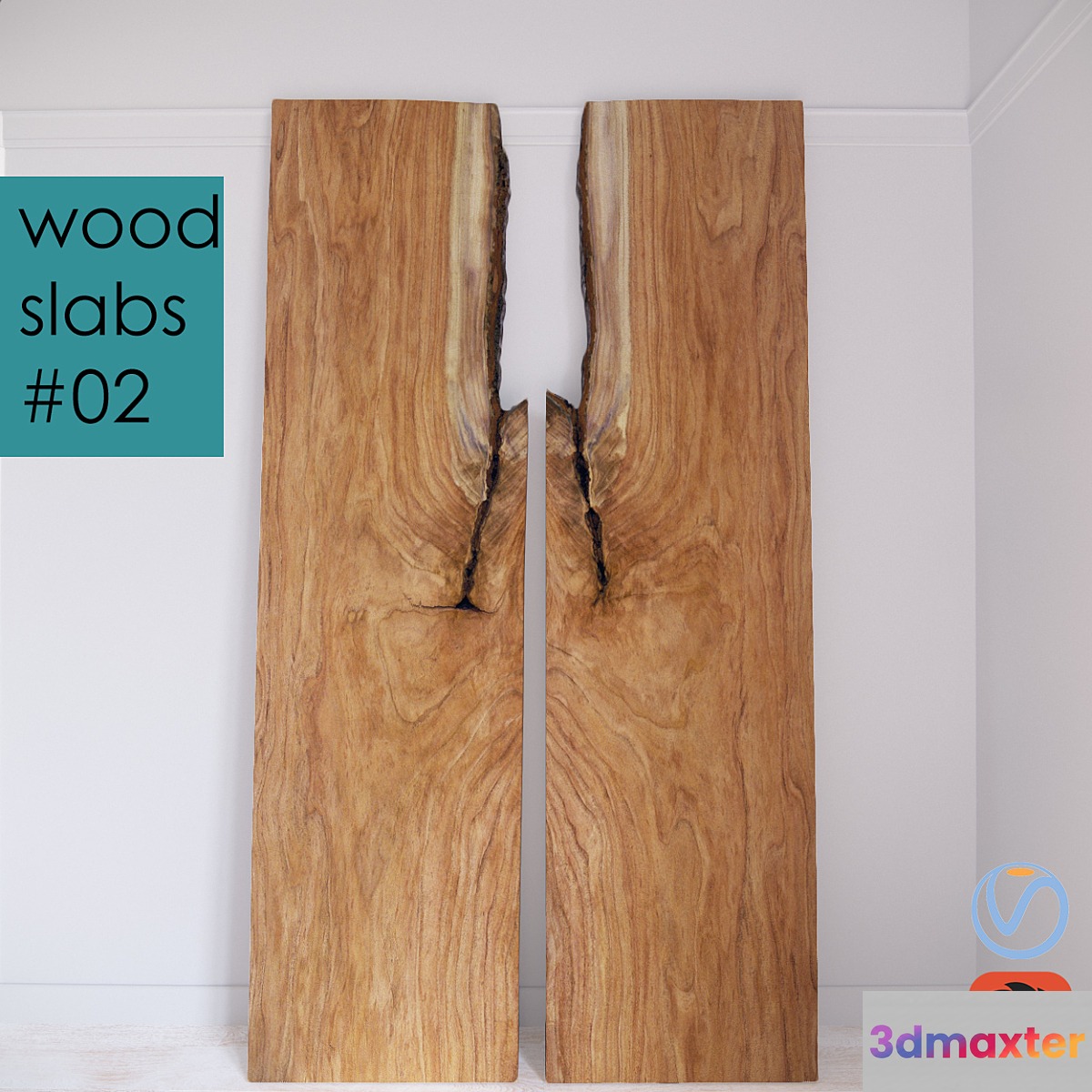 Wood slabs 2 3D Max