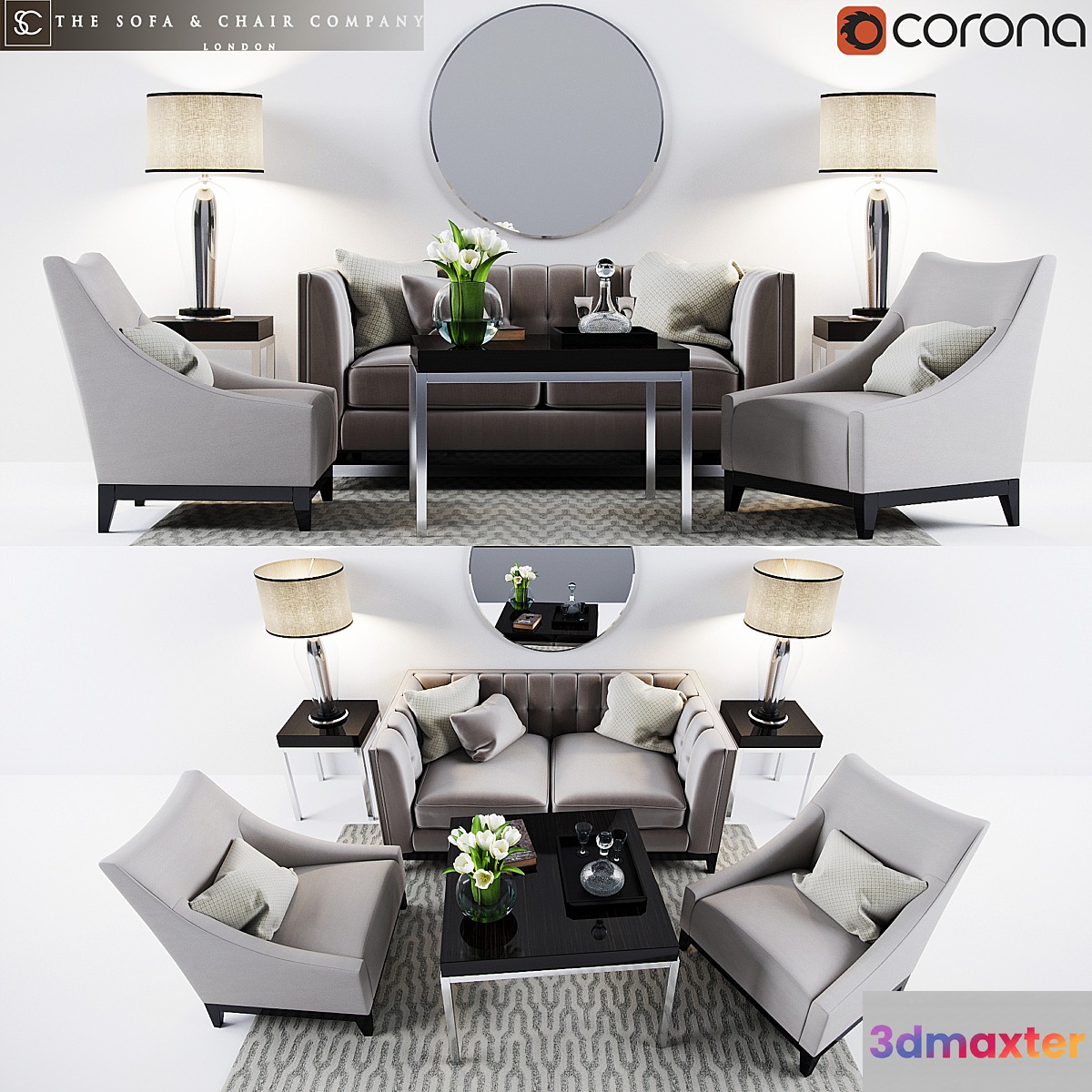 The Sofa & Chair Company Set - No.8