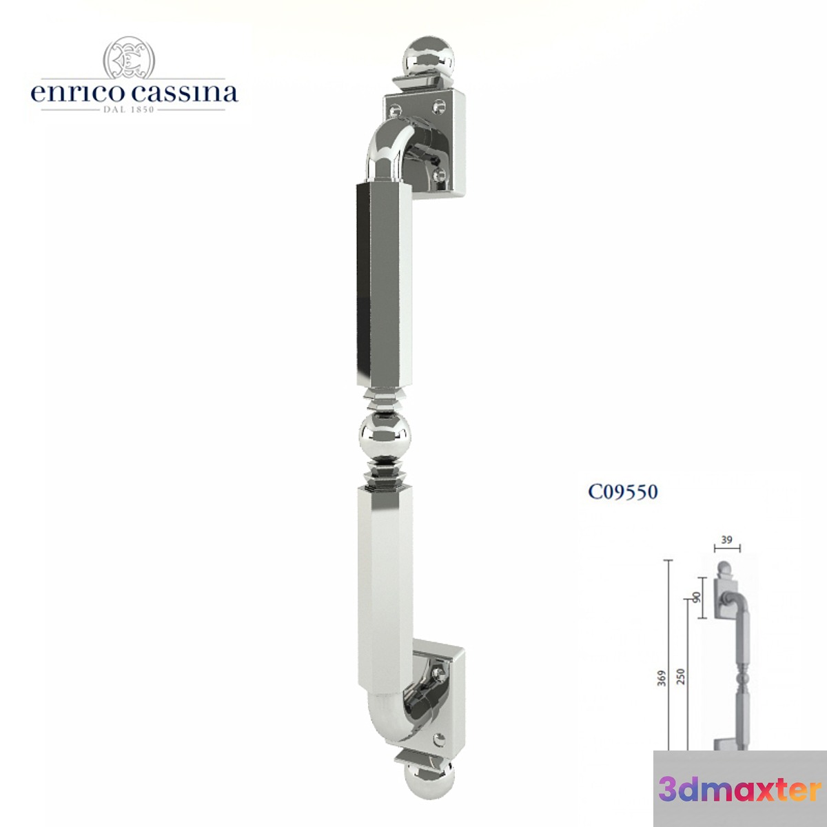 Enrico Cassina C09550 art deco 3D Max