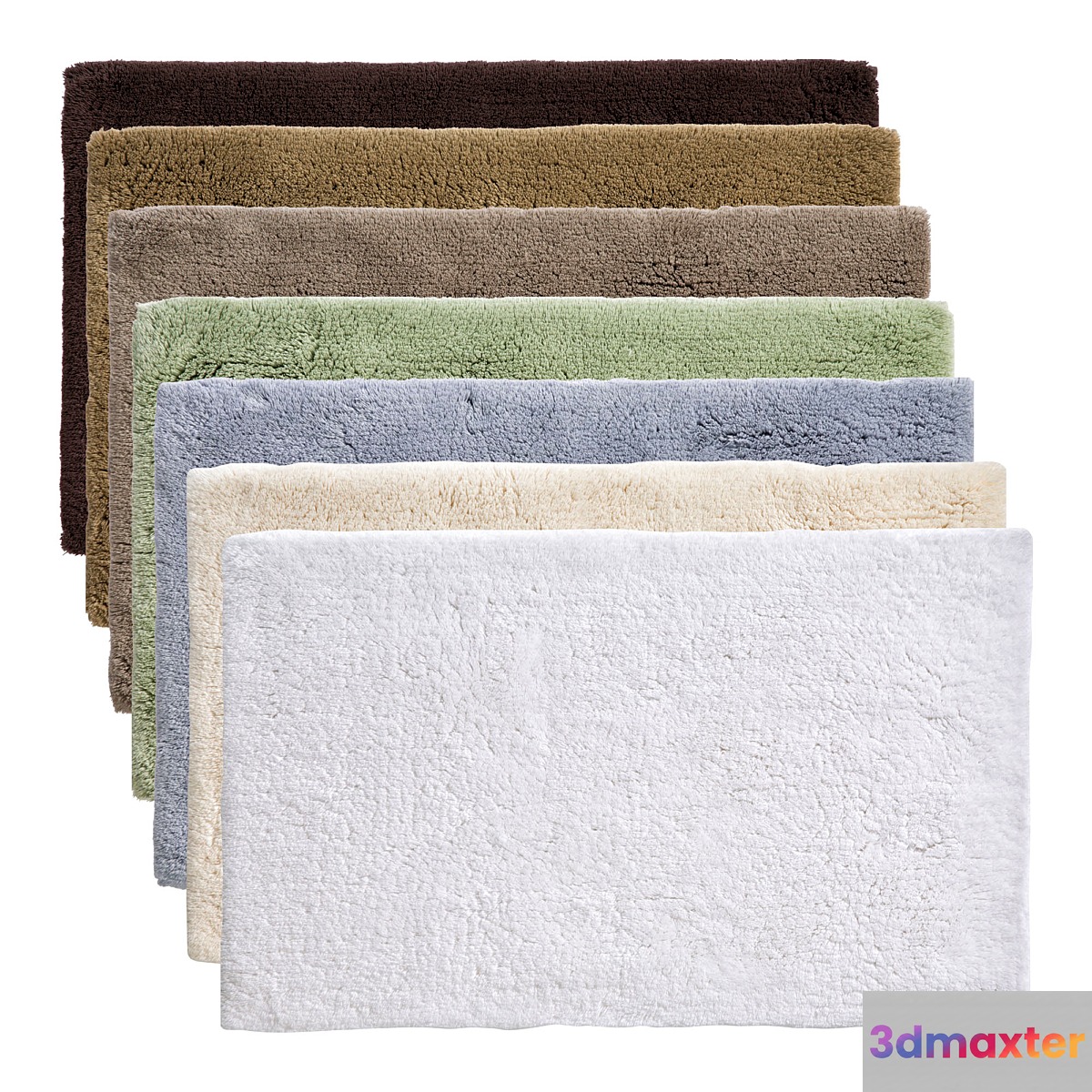 Grund America Namo Organic Cotton Bath Rug 3D Max