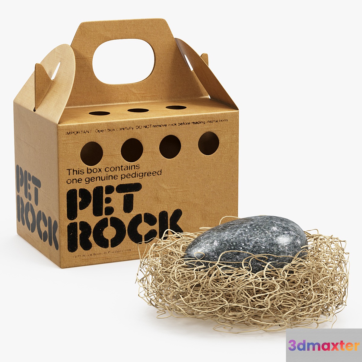 Pet rock 3D Max