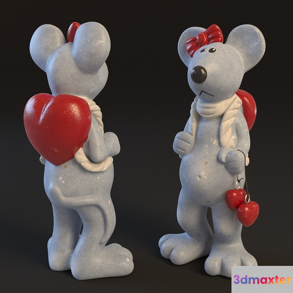 figurine mouse 3D Max