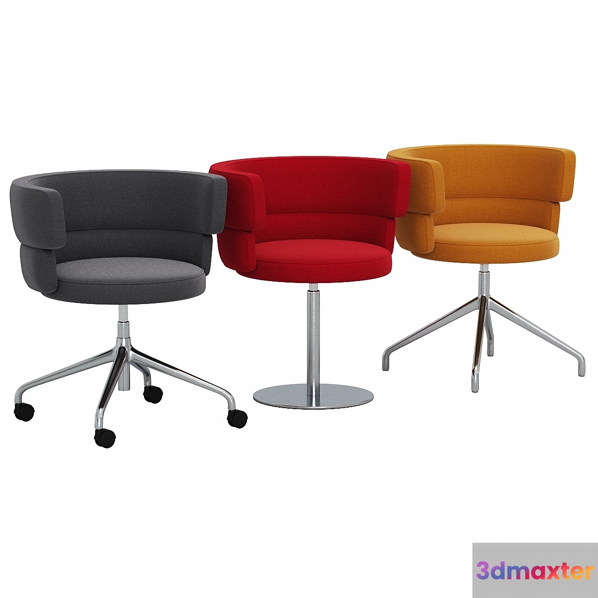 Debi DAM chairs 3D Max