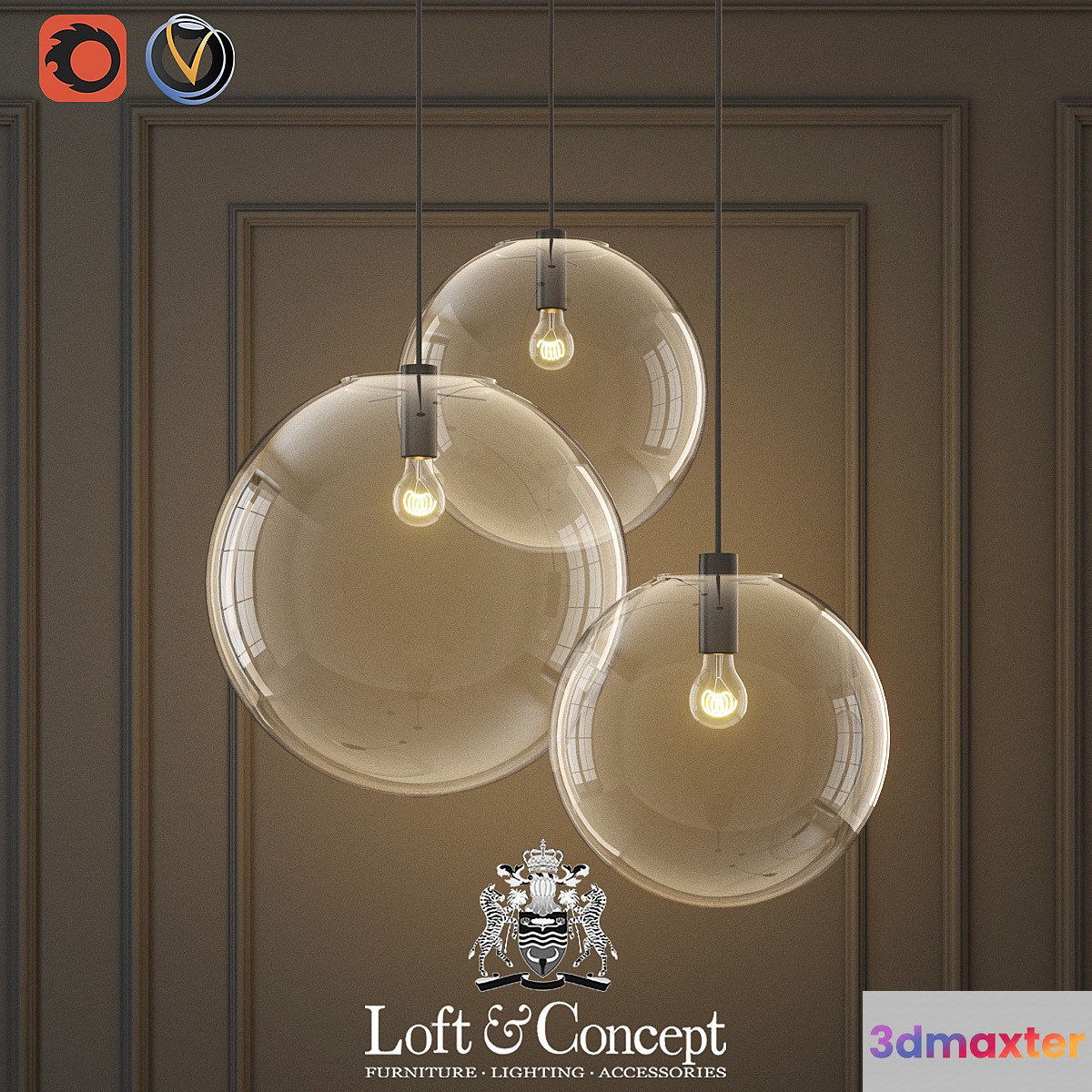 Hanging lamp glass ball ceiling lights - No.2