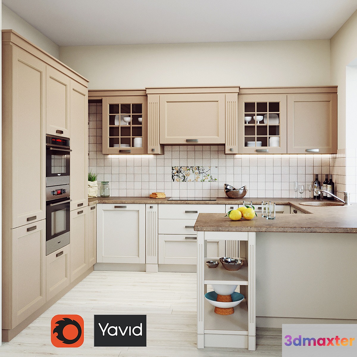 Kitchen Yavid Verona 3D Max