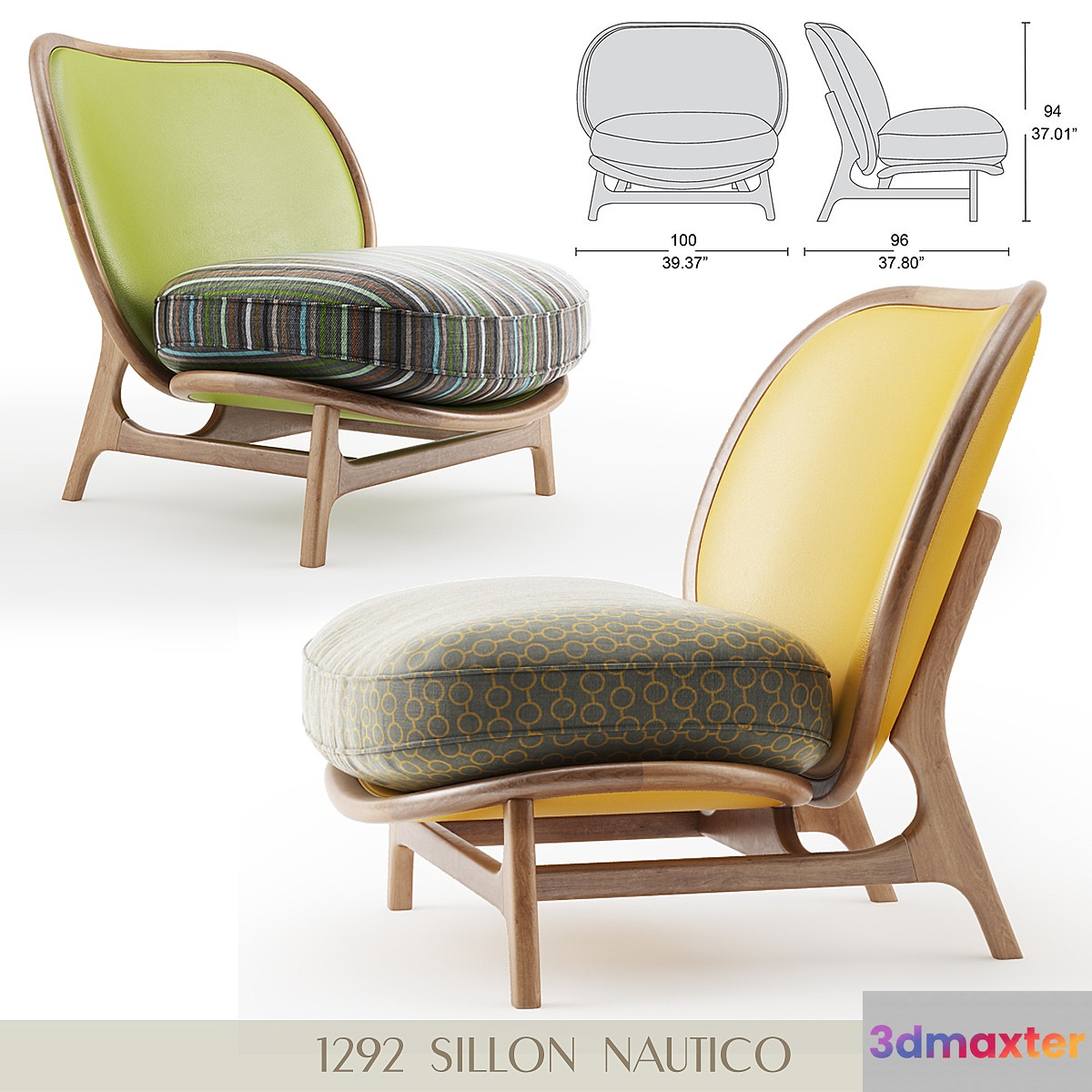 Sillon 3D Max