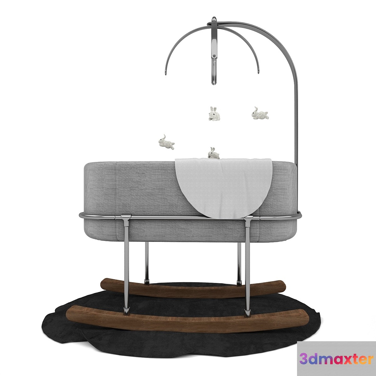 chli baby crib 3D Max