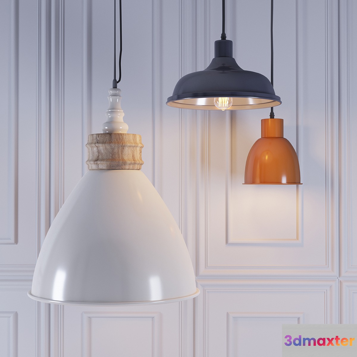 Creative Home Lamps retro - No.2 3D Max