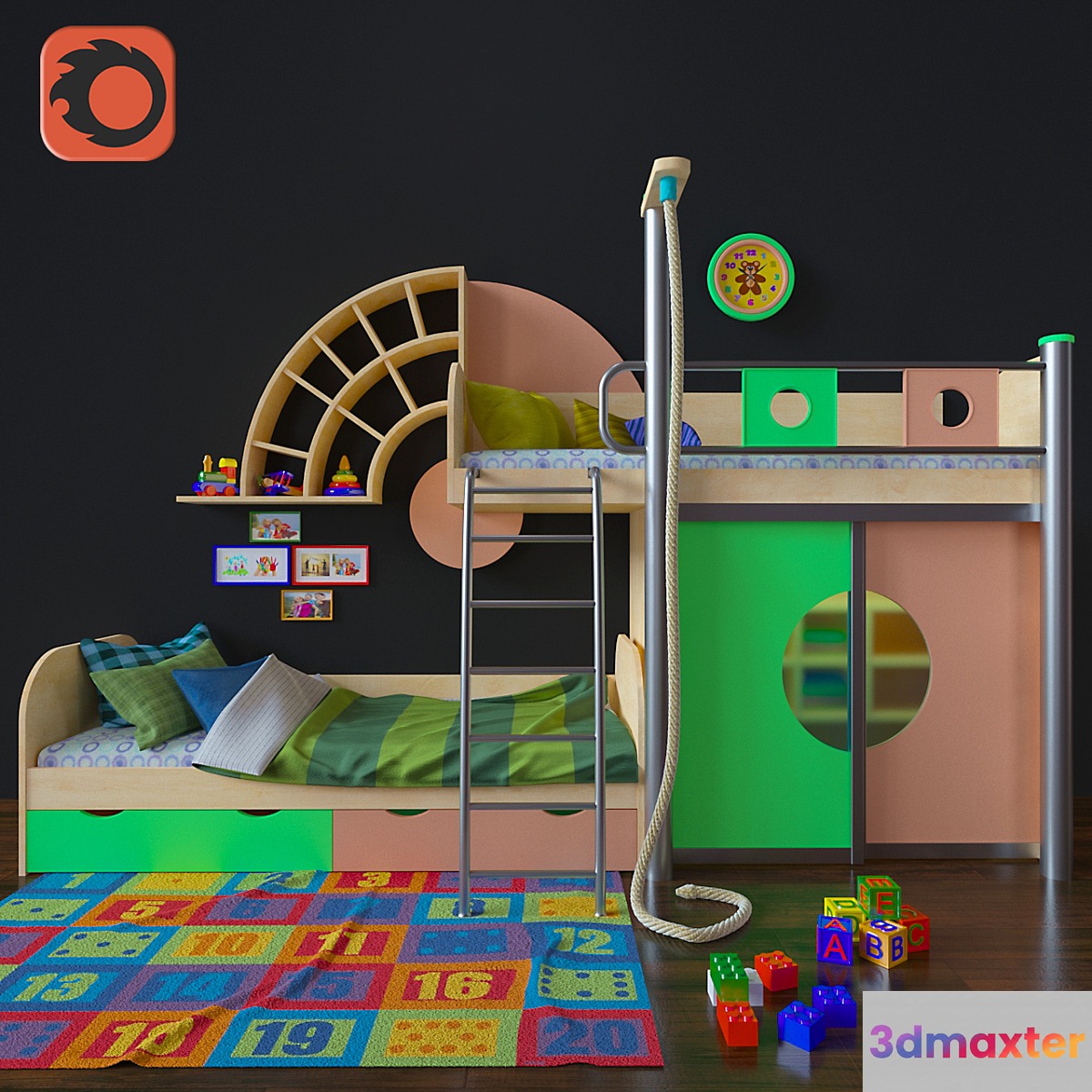 Children's furniture Over the Rainbow