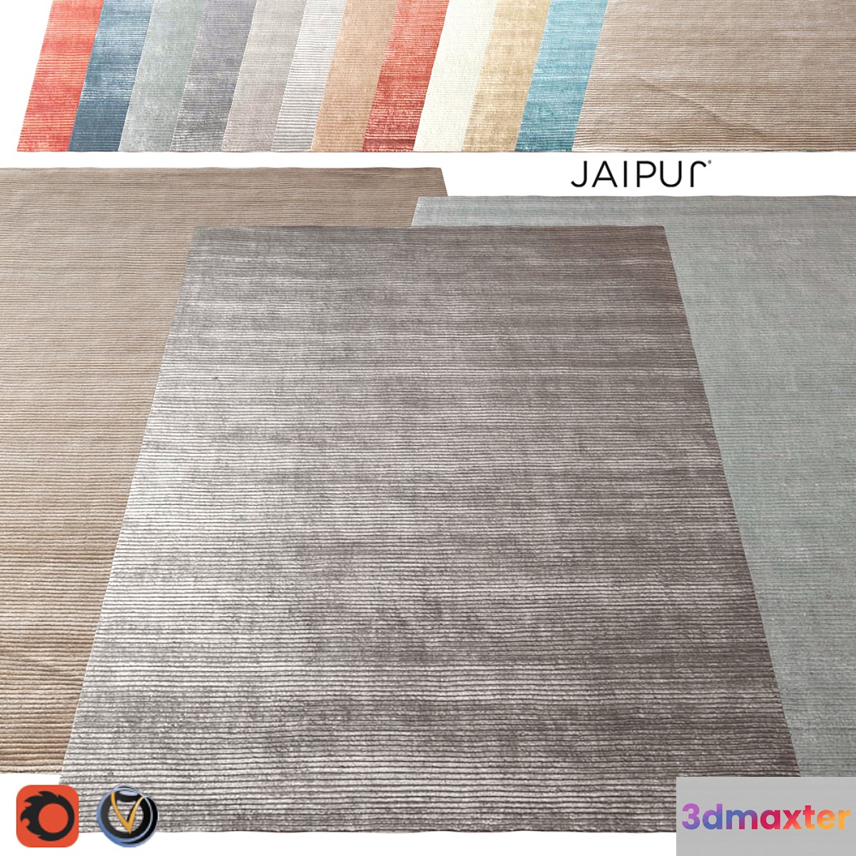 Carpet Jaipur 2400h3000 (13 colors) 3D Max