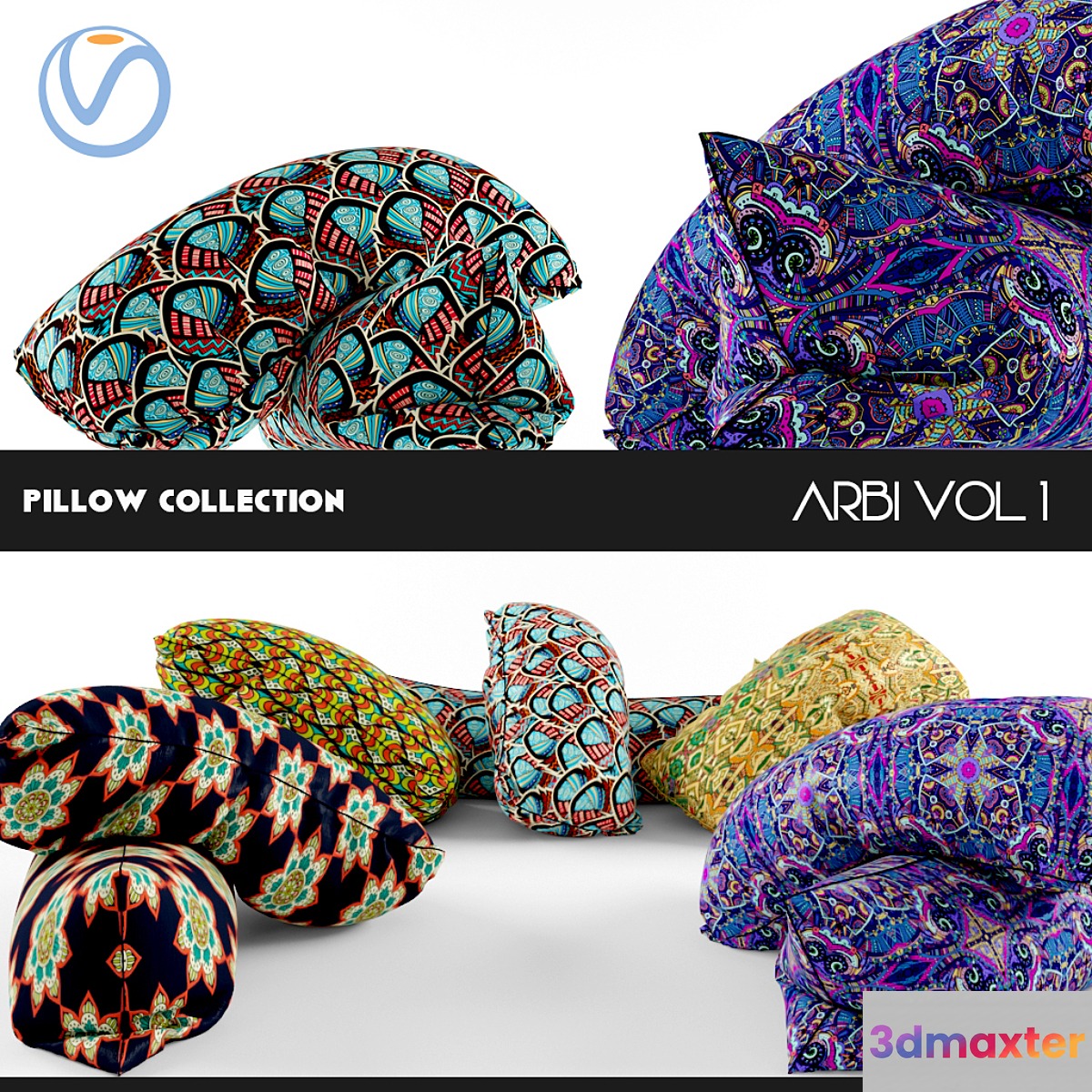 Pillows AMAROK - ARBİ collection 1 3D Max