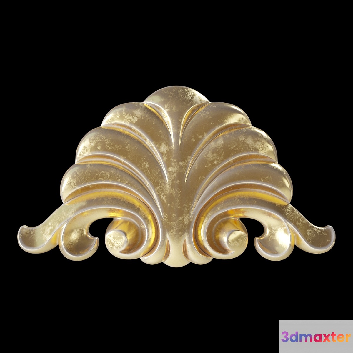 Central ornament GAUDIDECOR_AW6032 3D Max