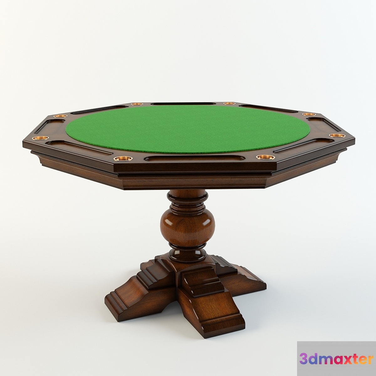 Hooker Furniture poker table 3D Max