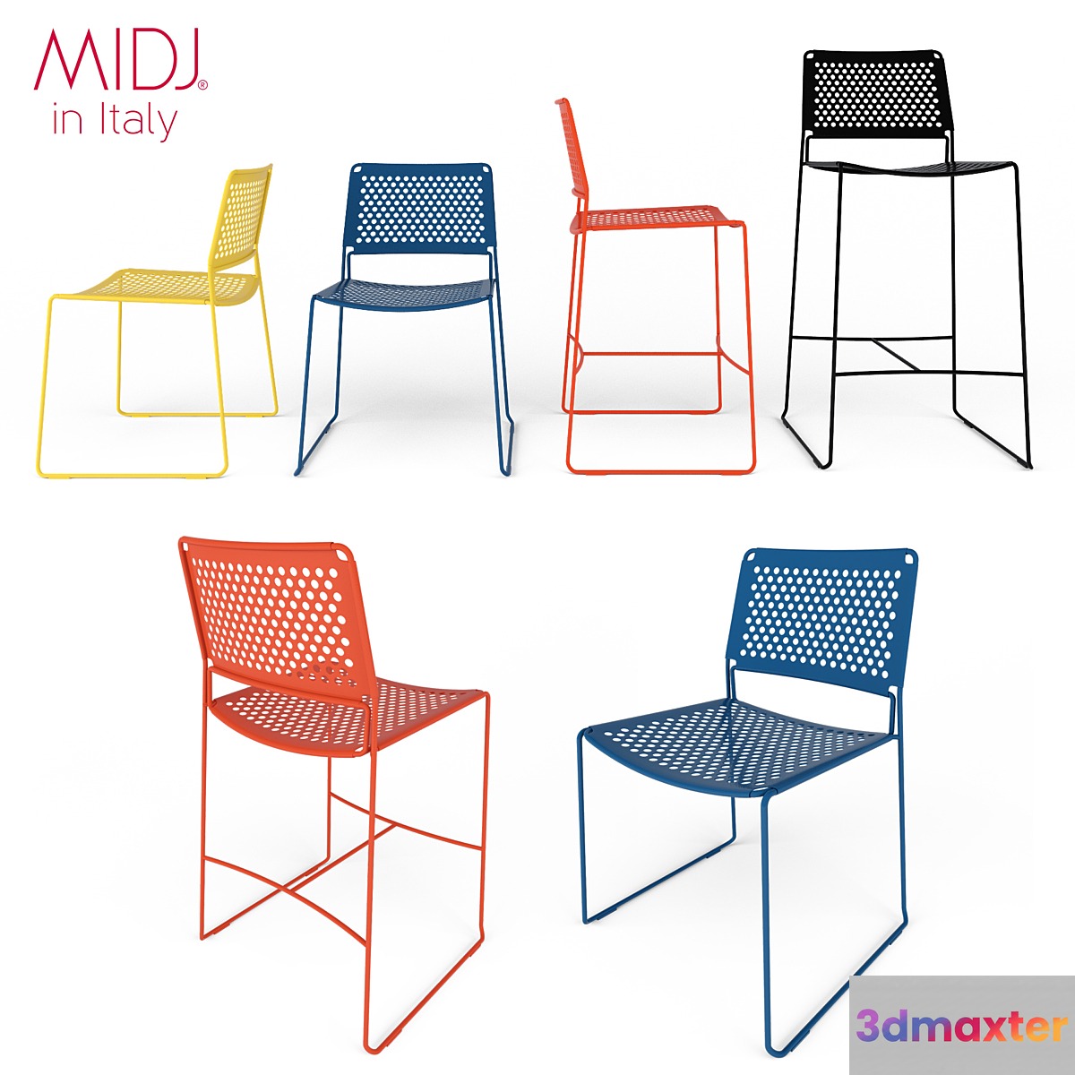 Chair Midj - Slim 3D Max
