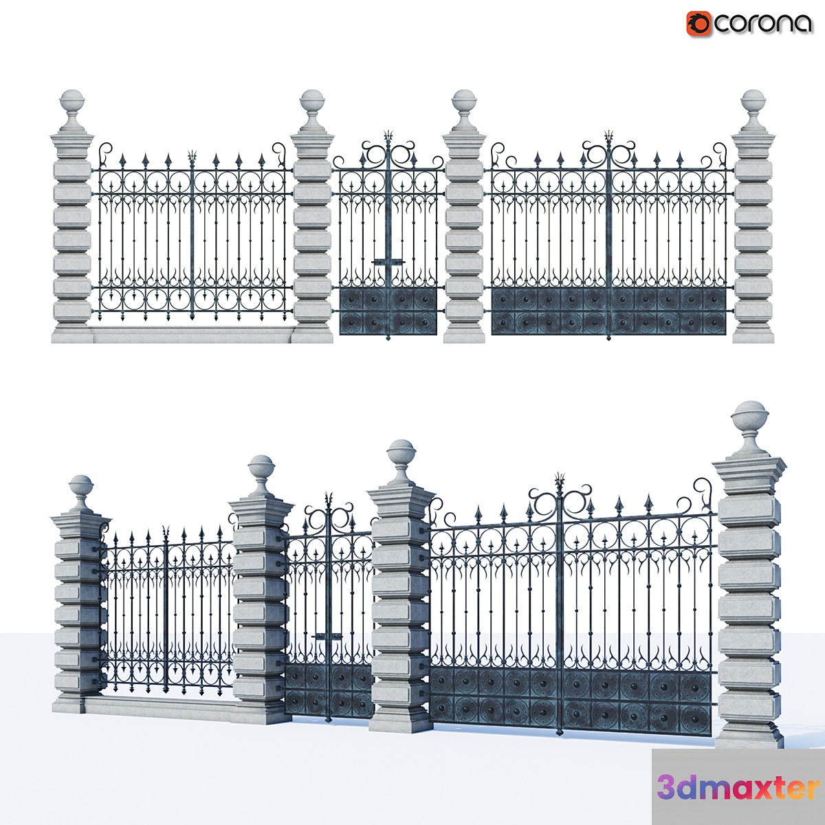 wrought fence
