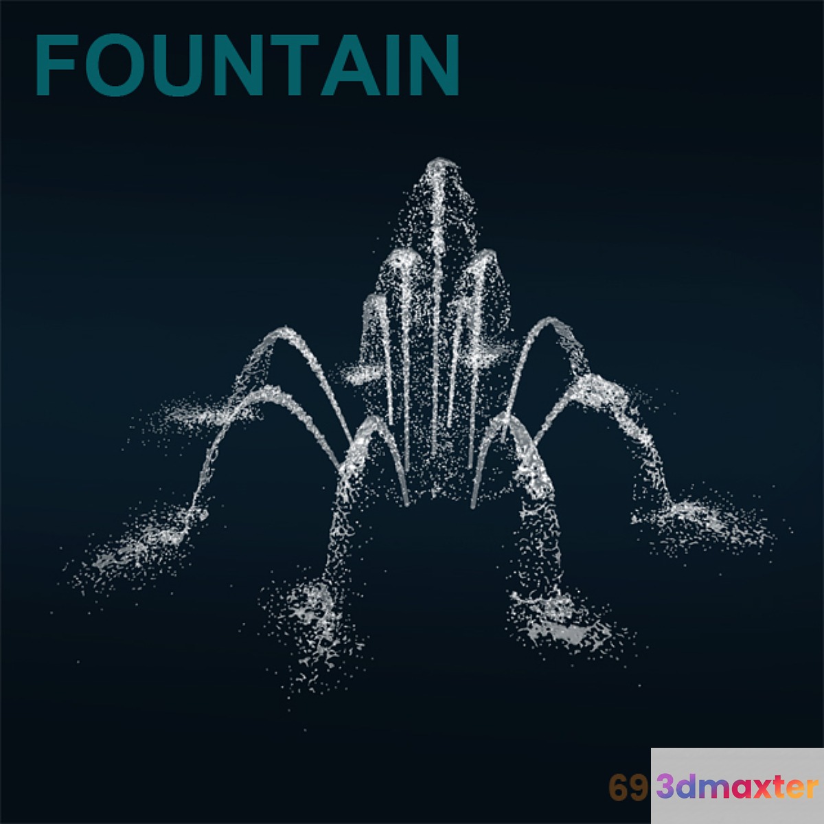 Fountain - No.7 3D Max