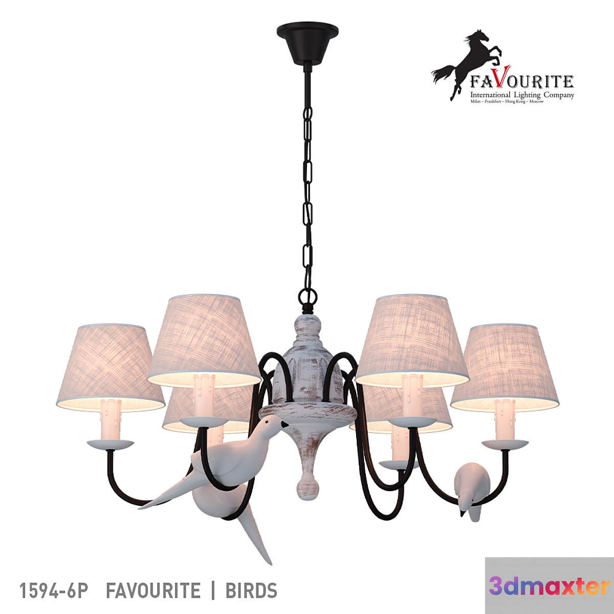 Faourite 1594-6P 3D Max