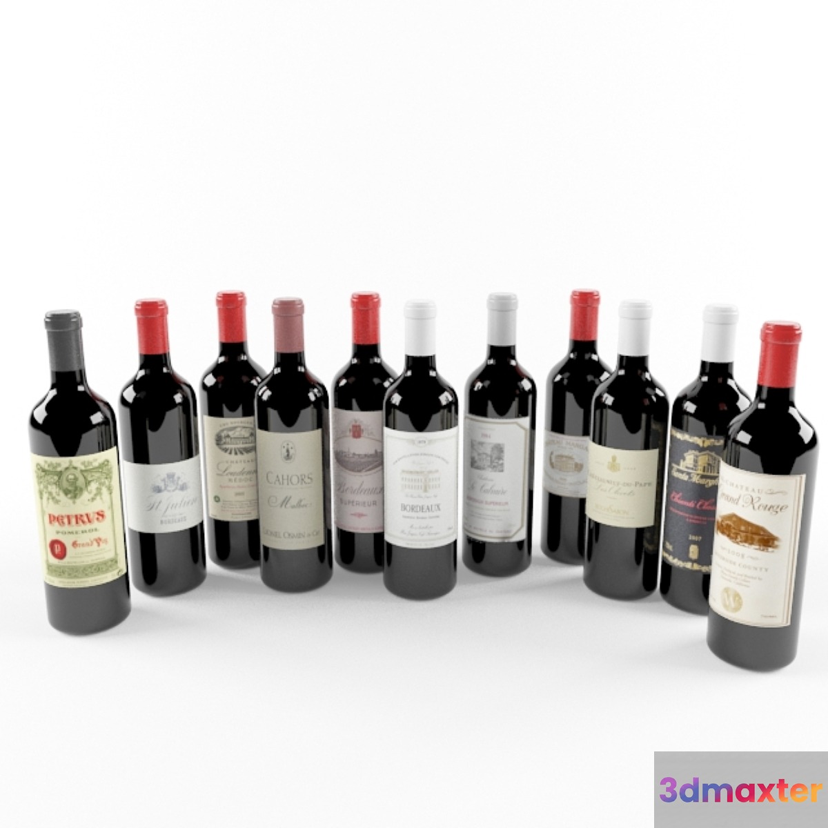 Wine Bottle (Bordeaux)